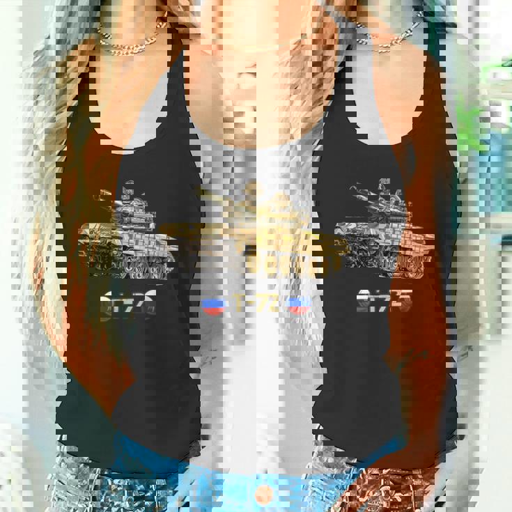 ロシア軍冷戦時代の主戦闘戦車t-72 タンクトップ