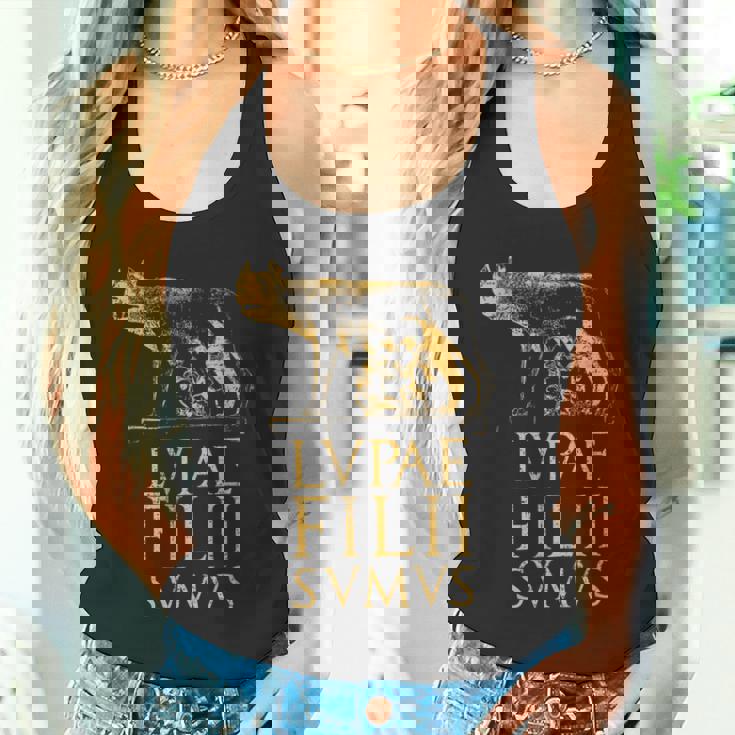 ローマの狼 古代ローマ ローマ帝国の名言 タンクトップ