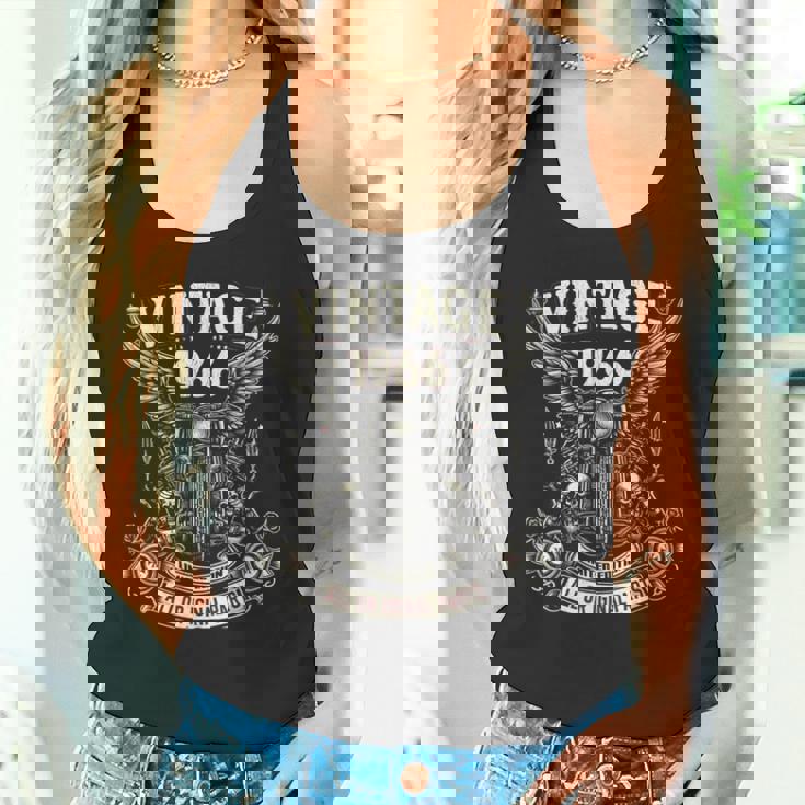 ヴィンテージ 1966年 1966年生まれ 58歳の誕生日 オートバイバイカー タンクトップ