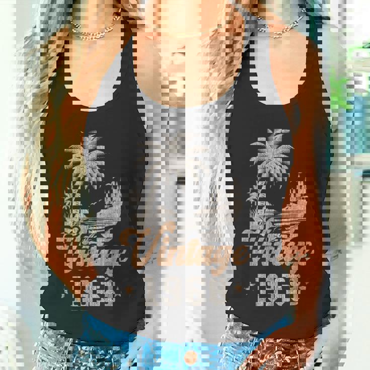 ヴィンテージ 1968 誕生日 58歳 ヤシの木 タンクトップ