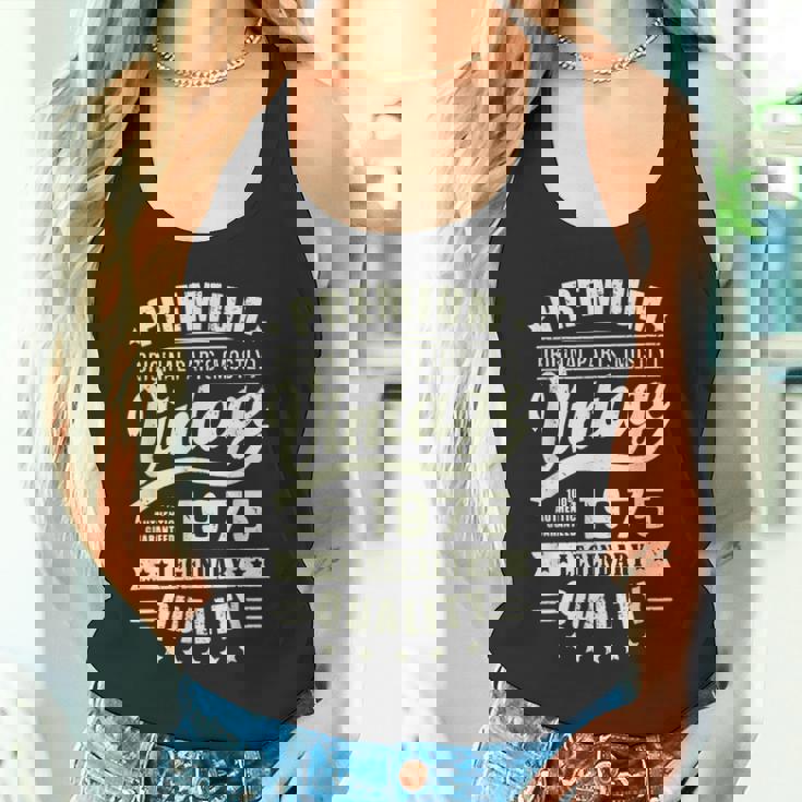 ヴィンテージ 1975 男性用 レトロ 面白い 1975 誕生日 タンクトップ