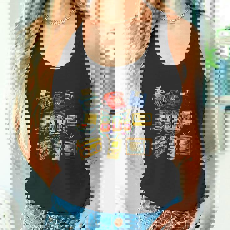 ヴィンテージ 1980年代 エレクトロニクス レトロ 楽しい スローバック タンクトップ