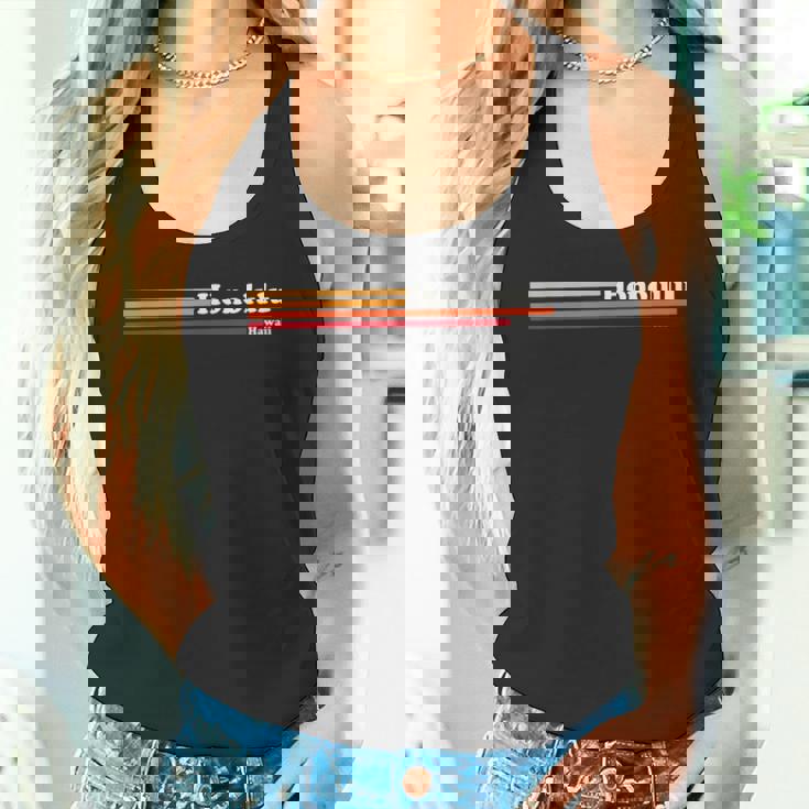 ヴィンテージ 1980年代グラフィックスタイル ホノルル ハワイ タンクトップ