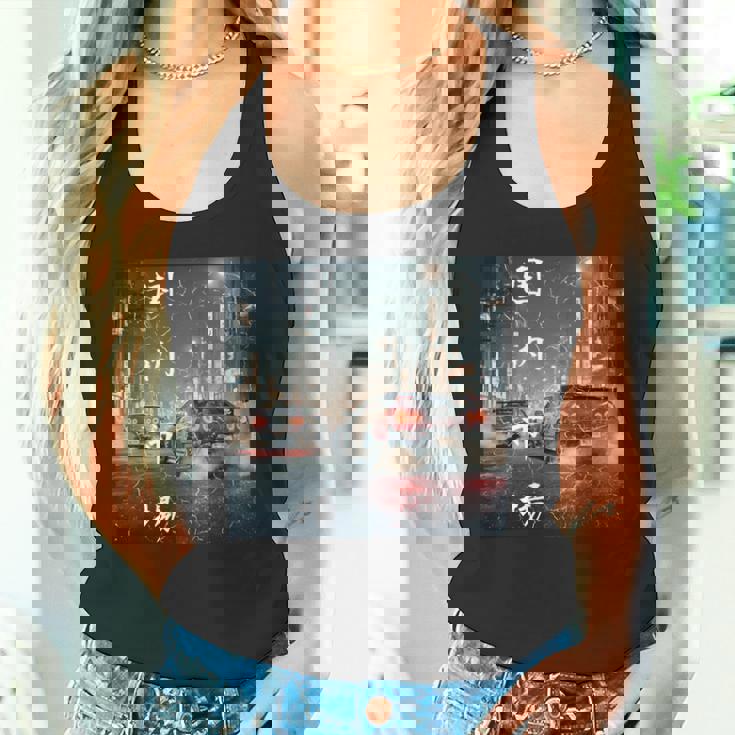 ヴィンテージ ディストレス Jdm レジェンド ドリフト レーシングカー 東京ストリート 長袖tシャツ タンクトップ