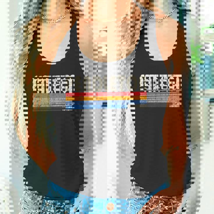 ヴィンテージ レトロ 70年代 80年代スタイル 故郷 ペンドルトン インディアナ州 タンクトップ