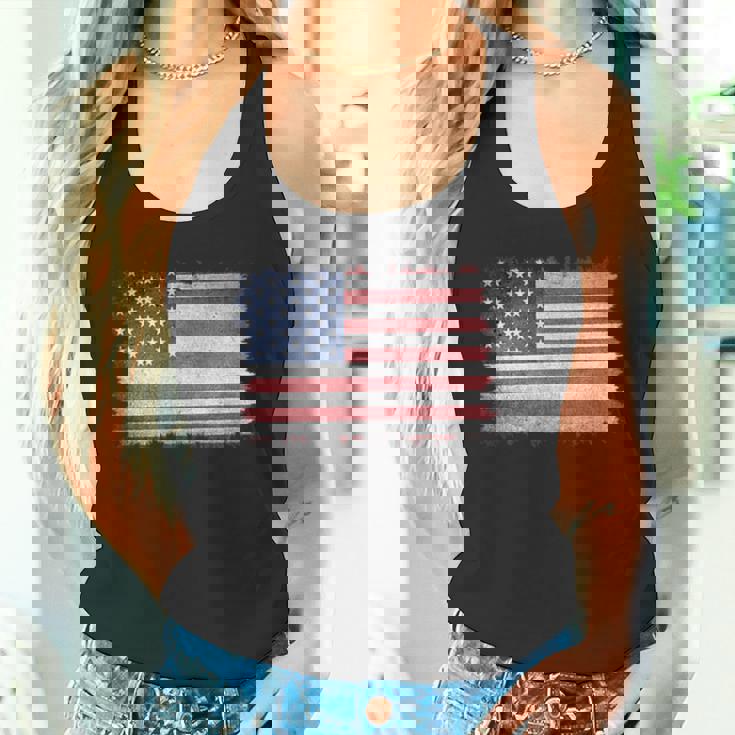 ヴィンテージ 星条旗 スタイリッシュ シンプルデザイン タンクトップ