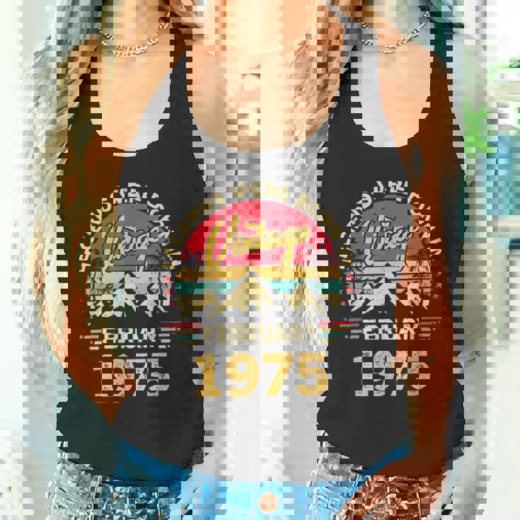 ヴィンテージ51歳の誕生日レジェンドは1975年2月に誕生しました。 タンクトップ