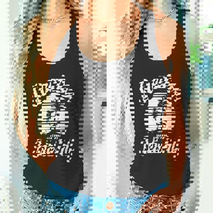 ヴィンテージbaecation With My Better ハーフマッチングカップル タンクトップ