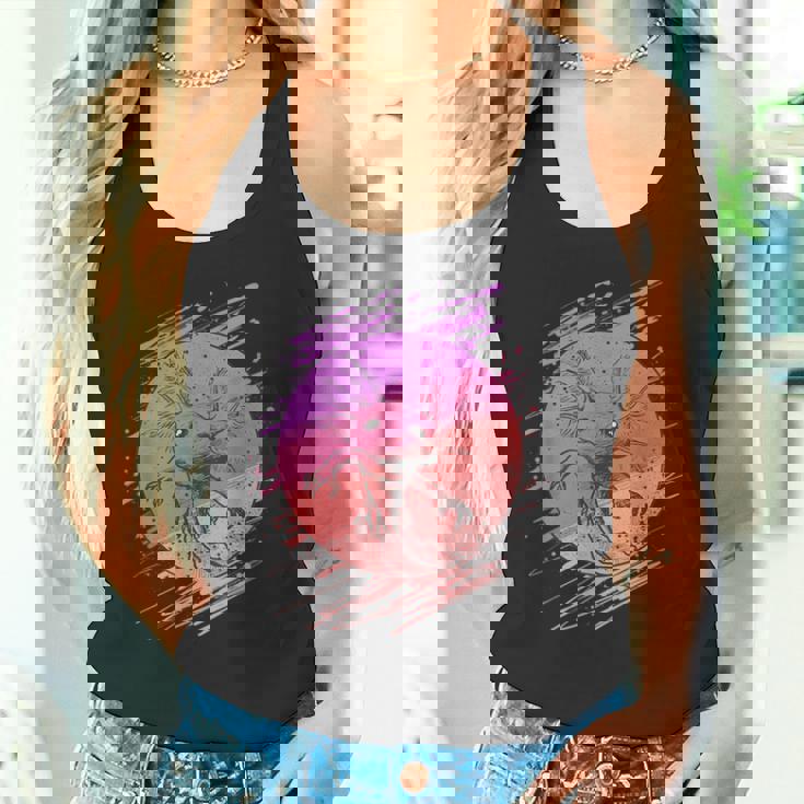 ヴィンテージアホロートルメンズレディースキッズ タンクトップ