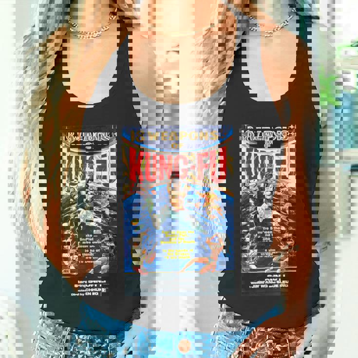 ヴィンテージカンフー格闘技映画レトロギフト タンクトップ