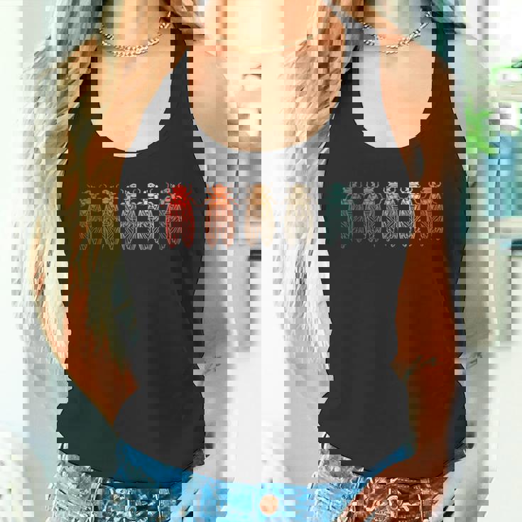 ヴィンテージ周期セミ タンクトップ