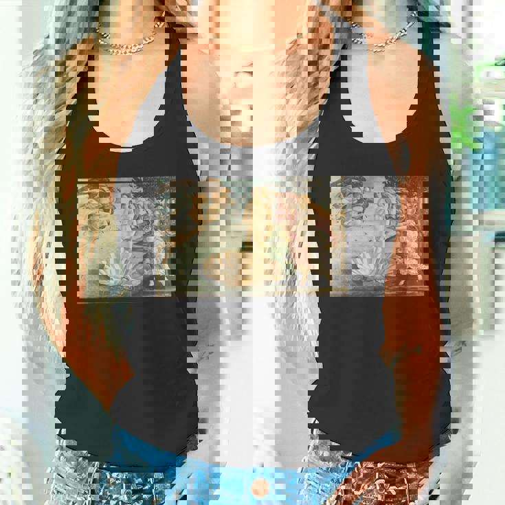 ヴィーナスの誕生／サンドロ・ボッティチェッリ【世界の名画】（高精細画質）女神 美術館アート タンクトップ