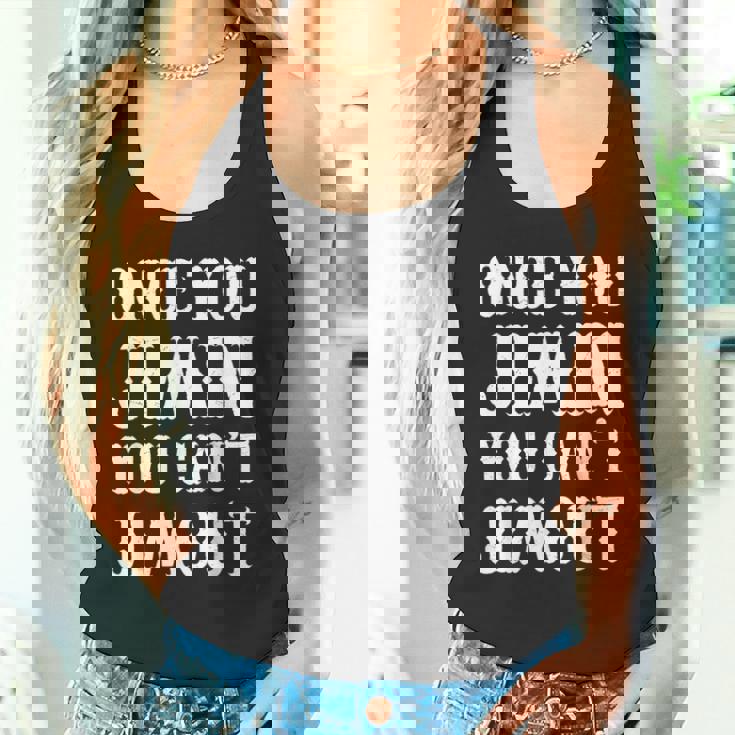 一度ジミンしたら、ジミンアウトはできない タンクトップ