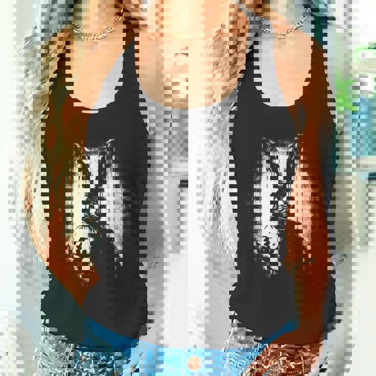 不気味なゴスウサギ、ホラーバニー、奇妙なコアウサギ タンクトップ