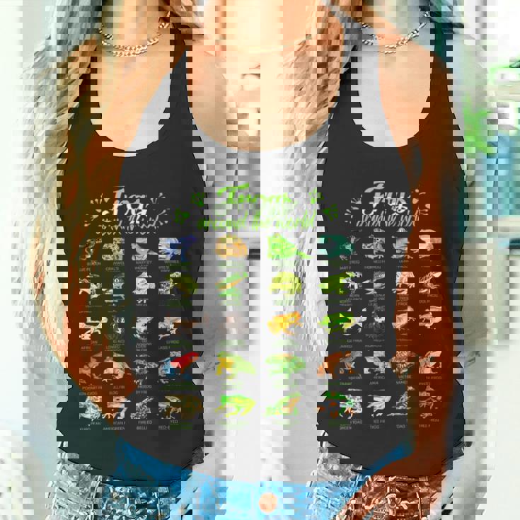 世界のカエル カエル タンクトップ