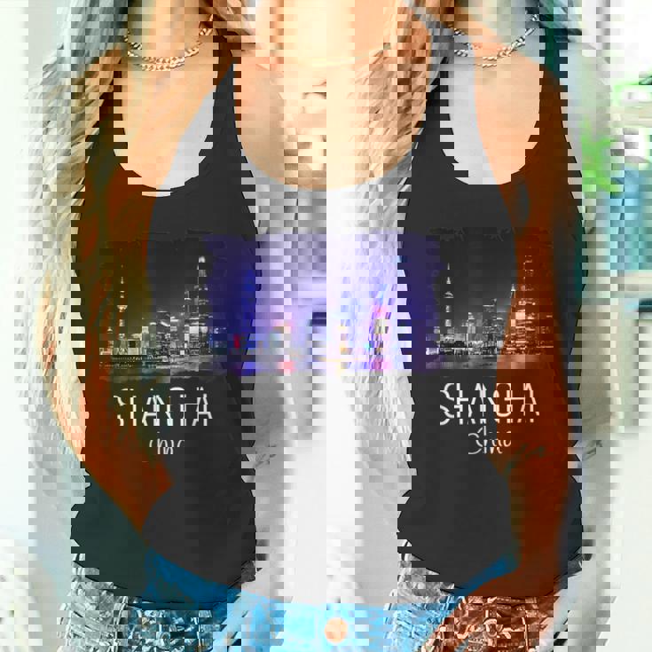 中国上海スカイライン 中国のお土産ギフト 上海 タンクトップ