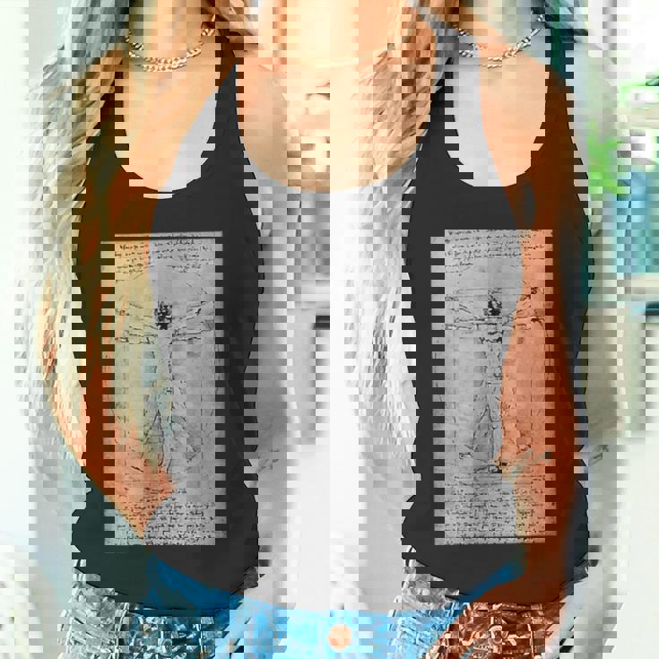 人物レオナルドダヴィンチのプロポーション タンクトップ