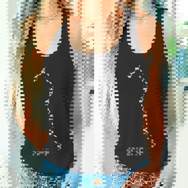 北斗七星【星座】シンプル ナチュラル 手書き 春夏秋冬の星座 宇宙 ポップ 面白 かわいい 可愛い デザイン タンクトップ