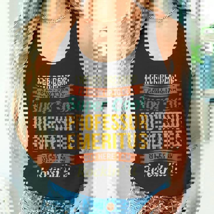 名誉教授ギフト 面白い感謝 タンクトップ