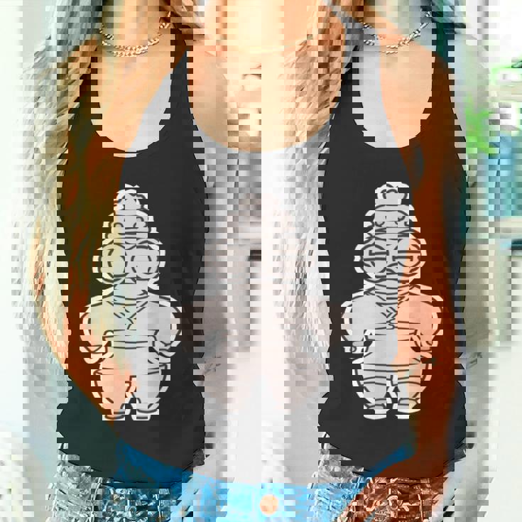 土偶 どぐう【ゆるフレンズ】遮光器土偶 歴史土器 長袖tシャツ タンクトップ