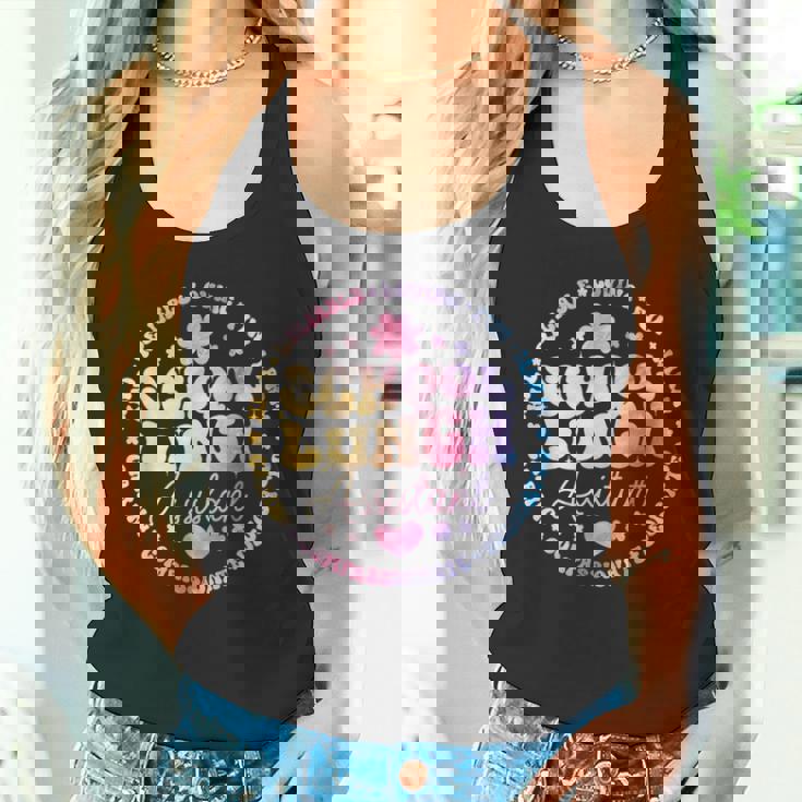 学校給食アシスタントマネージャー フードサービスクルースクワッド タンクトップ