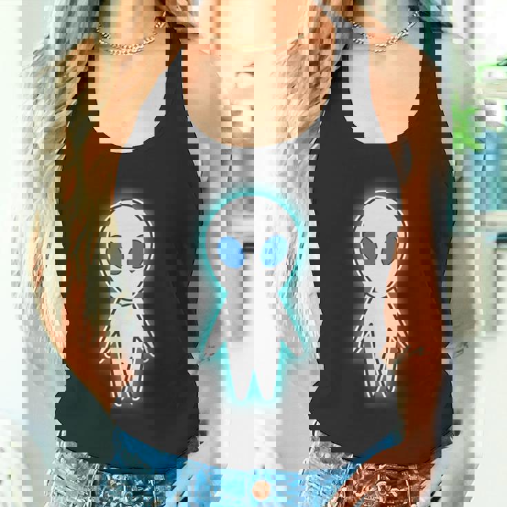 宇宙人 エイリアン『セルフィー』グレイ【ゆるフレンズ】かわいい キャラクター 面白い 長袖tシャツ タンクトップ