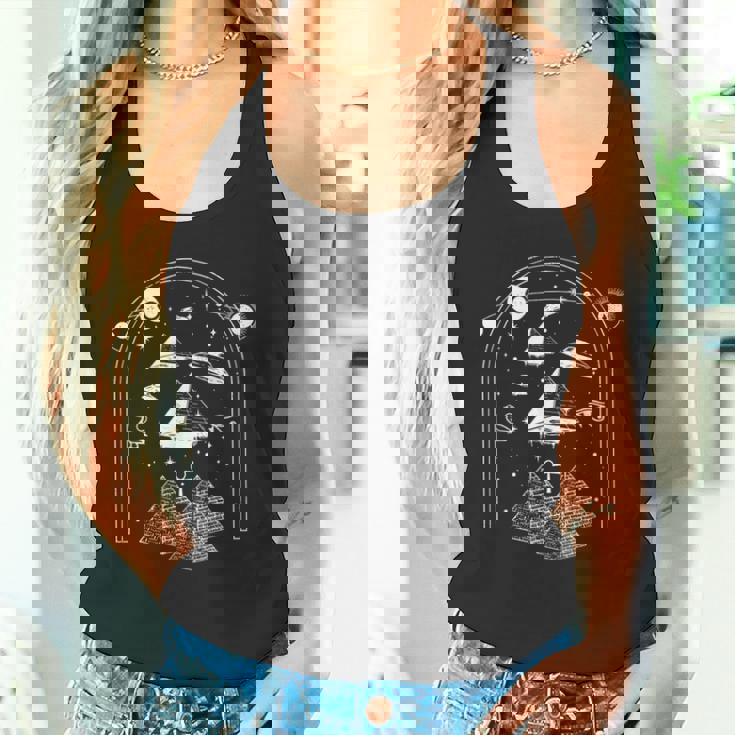 宇宙人 陰謀論 I Ufo I 古代エジプトのピラミッド タンクトップ