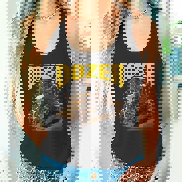 完璧な重機ブルドーザーtシャツ タンクトップ