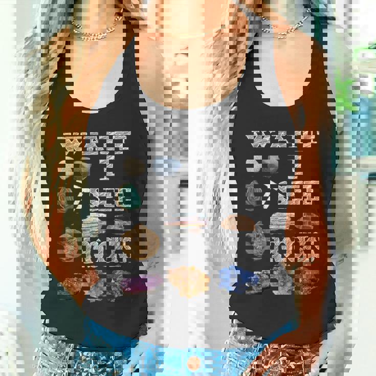 待って、Iee Rocks Rockhound Geology Rock Collection タンクトップ