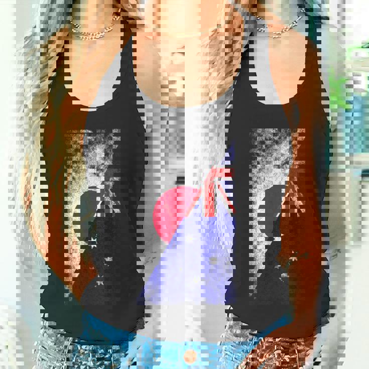 日本とオーストラリアの国旗 日本オーストラリア。 タンクトップ