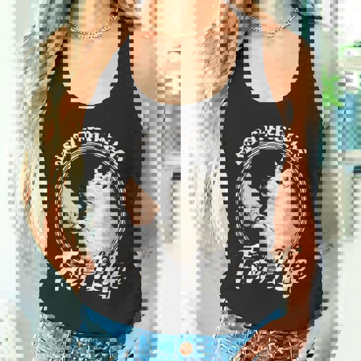 日本スピッツ 犬好きデザイン 美しい日本スピッツ タンクトップ