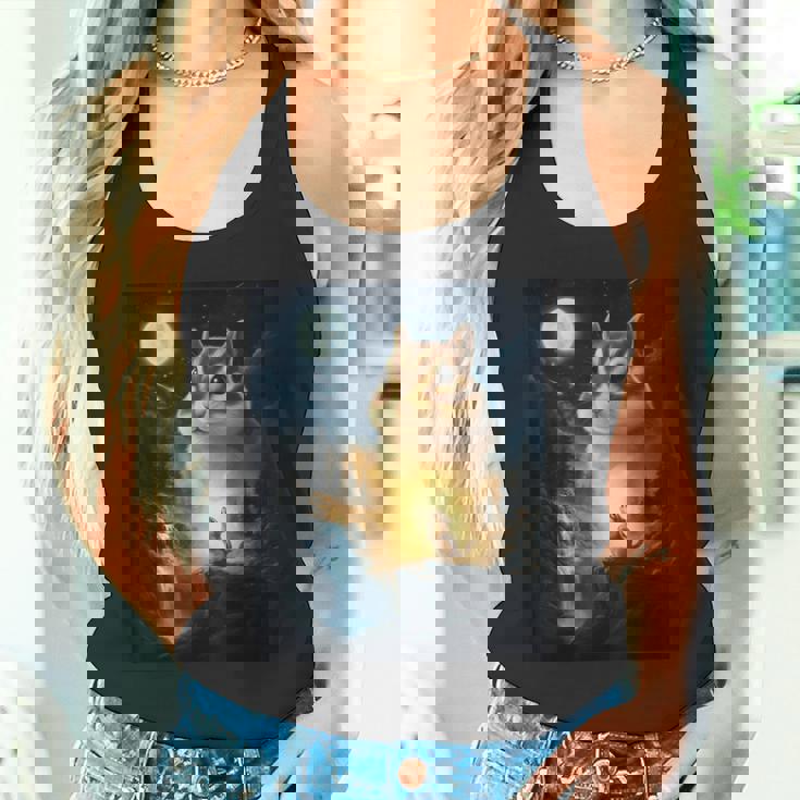 月に吠えるシマリス ヴィンテージ 面白いシマリス タンクトップ