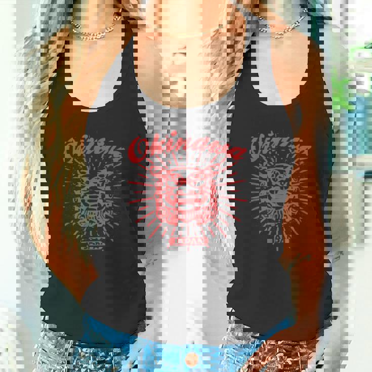 沖縄 那覇 伝統 シーサー ガーディアン ライオン 日本神話 タンクトップ