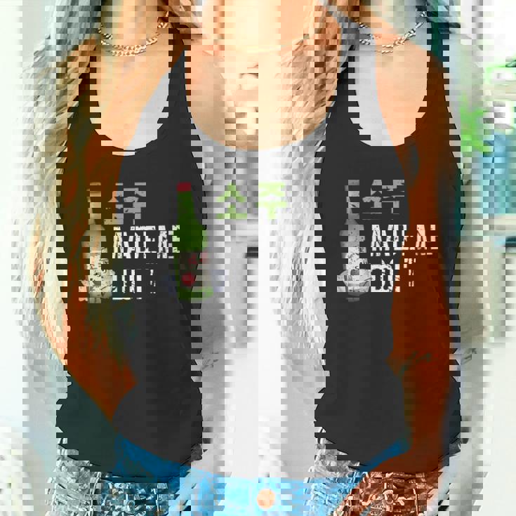 焼酎は私にそれをさせましたハングル韓国で面白い韓国の飲み物 タンクトップ