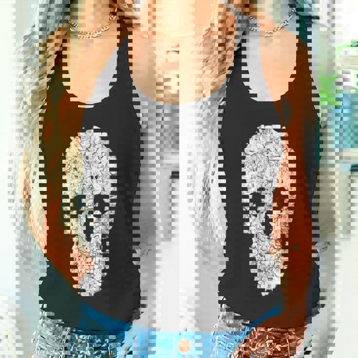 猫 スカル 猫 スカル 猫モチーフ タンクトップ