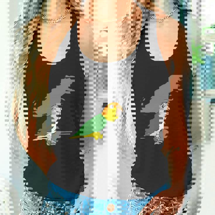 白腹 ケーク T-Rex 鳥ミーム 恐竜オウム 長袖tシャツ タンクトップ