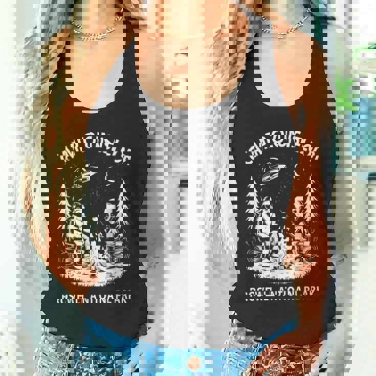 皮肉なサマーキャンプカウンセラー エイリアン国立公園 ロズウェル タンクトップ