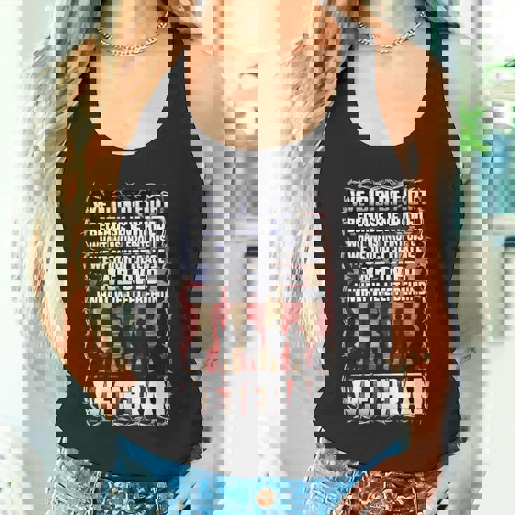 私たちは戦わなかった 私たちは愛しました 退役軍人 アメリカの旗 愛国的 長袖tシャツ タンクトップ