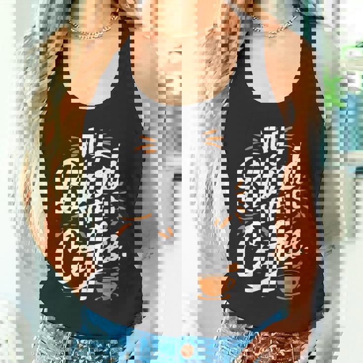 私の血液型はコーヒーです タンクトップ