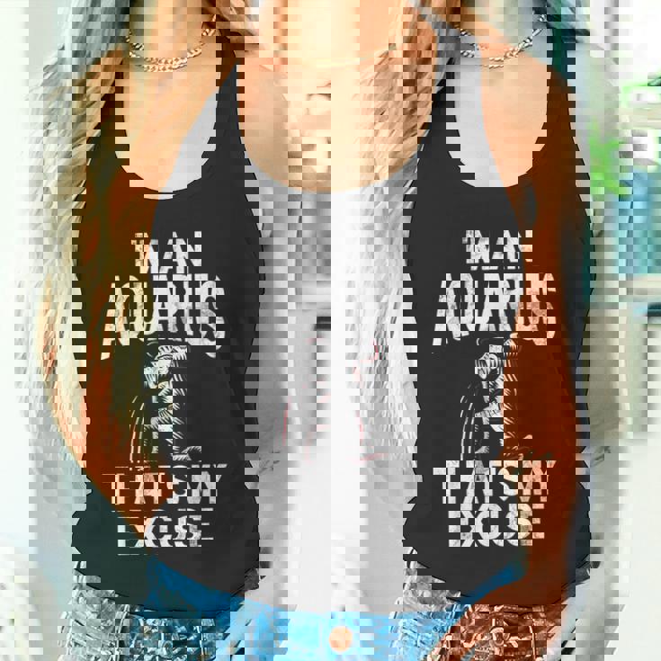 私はアクエリアスですそれが私の言い訳ですアクエリアス タンクトップ