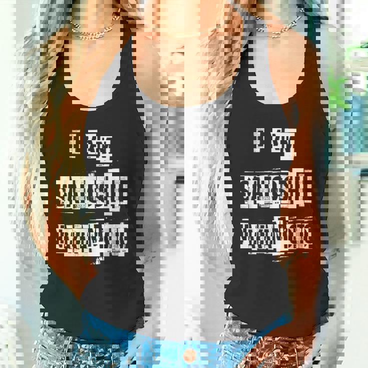 私はビットコインミームシャツの作成者サトシ・ナカモトです タンクトップ