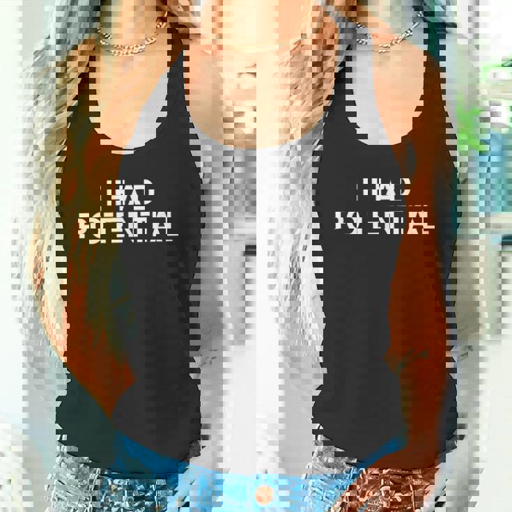 私は潜在的な皮肉な面白い皮肉なz世代ブレインロットミームを持っていました タンクトップ