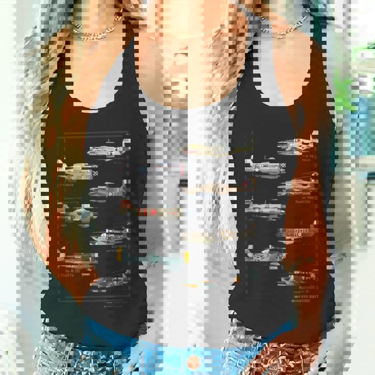 第二次世界大戦 ウォーバード戦闘機 航空機 タンクトップ