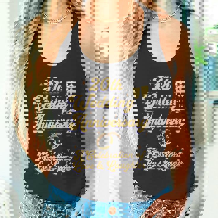 結婚20周年 夫婦 結婚20年 お祝い 長袖tシャツ タンクトップ