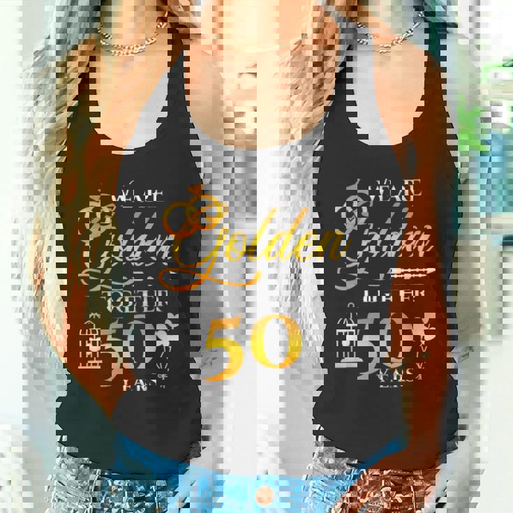 結婚50周年 結婚記念日 金婚記念日 タンクトップ