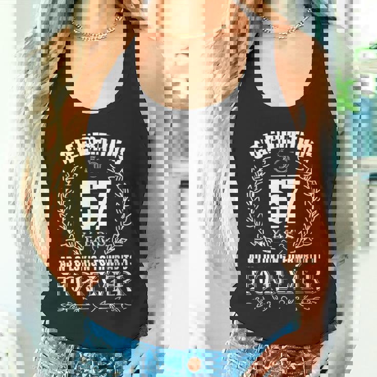 結婚57周年 57周年 カップル 結婚 57周年 タンクトップ