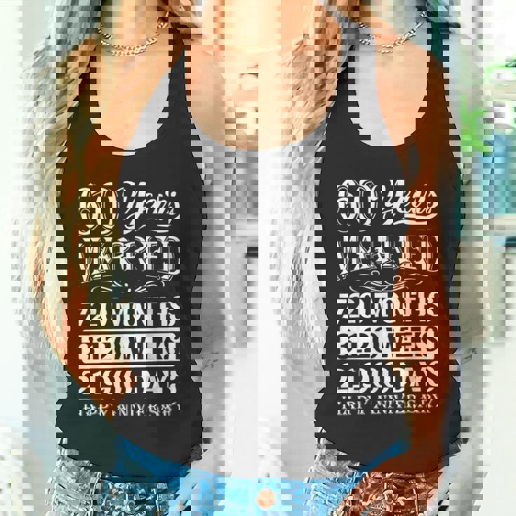 結婚60年-結婚60周年おめでとう タンクトップ