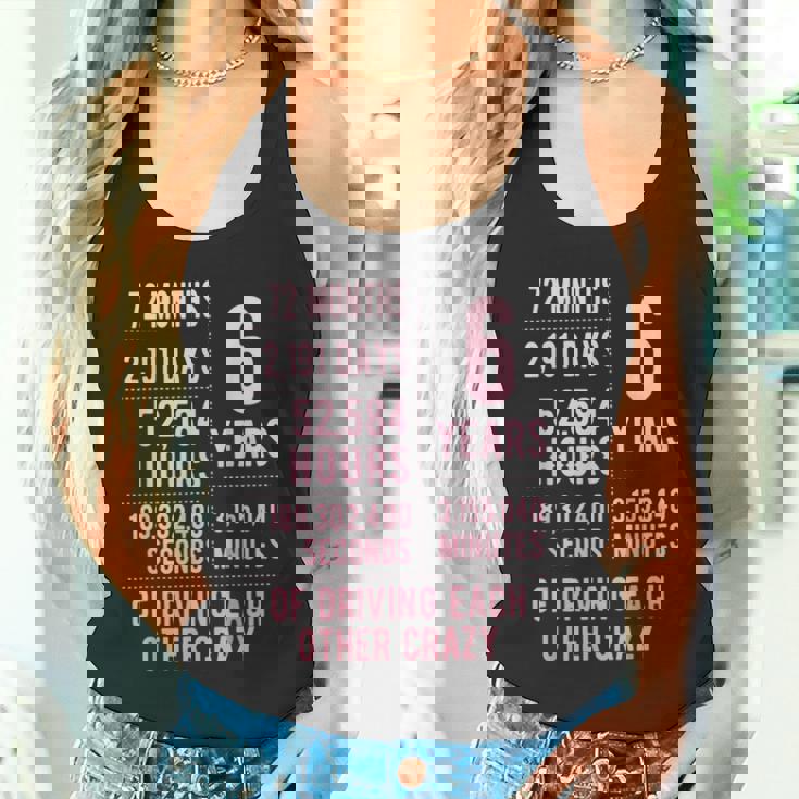 結婚6年 おもしろい 結婚6周年 タンクトップ