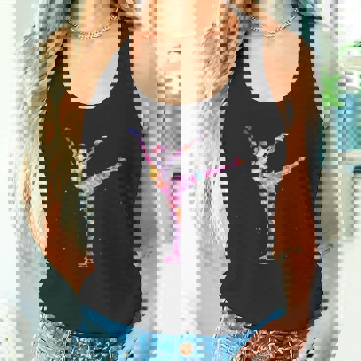 美しいフィギュアスケートギフト アイススケート。 タンクトップ