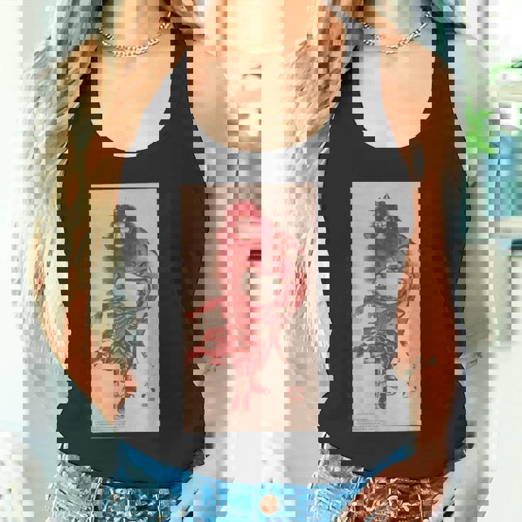 葛飾北斎 「朱描き鍾馗・朱鍾馗・赤鍾馗」 タンクトップ